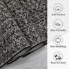 Braided Print Area Rugs for Living Room Non Slip Backing Farmhouse Accent Rug Non-Shedding Woven Carpet Foldable Low Pile Ultra Soft Indoor Rug - 3 of 4