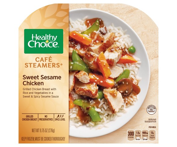 Healthy Choice Caf&#233; Steamers Frozen Sweet Sesame Chicken - 10.3oz
