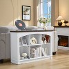 Bookcase and Kids Bookshelf, Storage Cabinet with Wooden Cube Storage Organizer, Modern Book Shelf for Bedroom Furniture - 4 of 4