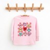 The Juniper Shop Candy Heart Smile Solid Toddler Long Sleeve Tee - image 2 of 3