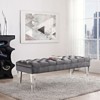 Modway Valet Velvet Bench - 4 of 4