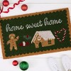 Design Imports Christmas Natural Coir Fiber Doormat, Non-Slip PVC Backing, Home Sweet Home - 4 of 4