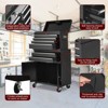 8-Drawer Rolling Tool Chest with Wheels & Detachable Top, Heavy-Duty Steel Toolbox for Garage - 3 of 4