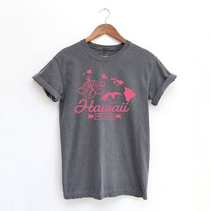 Simply Sage Market Women's Hawaii Vintage Short Sleeve Garment Dyed Tee - 1 of 3