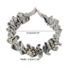 Unique Bargains Women's Rhinestone Pleated Headband Faux Pearl Headband 1 Pc - 4 of 4