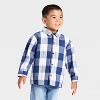 Toddler Boys' Faux Shearling Plaid Shacket - Cat & Jack™ - 2 of 3