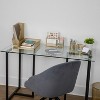 Martha Stewart Premium 6 Piece Mesh Metal Desktop Office Supplies Organizer Set in Gold - 2 of 4