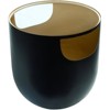 Meridian Furniture Doma Round Matte Black Metal End Table with Glass Top - 3 of 4