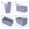 REGALWOVEN Fabric Foldable Storage Organizer Storage Bin with Handle - 3 of 4