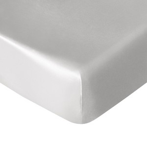 Silk Satin Fitted Crib Sheet, Super Soft Toddler Fitted Sheets for Standard Crib and Toddler Mattresses, 28x52 Inches - NTBAY - 1 of 4