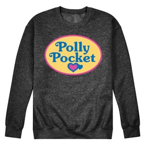 Men's - Polly Pocket - Polly Pocket Color Logo Graphic Fleece Sweatshirt - 1 of 4