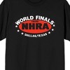 National Hot Rod Association NHRA, Car, Fastest Vehicles, Vintage, SPEED FOR ALL, Dallas, Texas on Black Short Sleeve Adult T-Shirt - 2 of 3