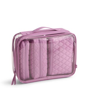Vera Bradley Women's Outlet Clear 4 Piece Cosmetic Set - 1 of 2
