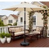 Ainfox 7.5ft Patio Umbrella With Modern Umbrella Base - 2 of 4