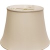 Vynxaria Slant Euro Bell Softback Lampshades, 12"x18"x12.5" Champagne with Washer Fitter - 3 of 4