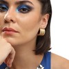 SOHI Women's California Gold Casual Drop Earring - 4 of 4