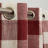 Courtyard Grommet Plaid Window Curtain Treatment Panel by Sweet Home Collection® - 3 of 3