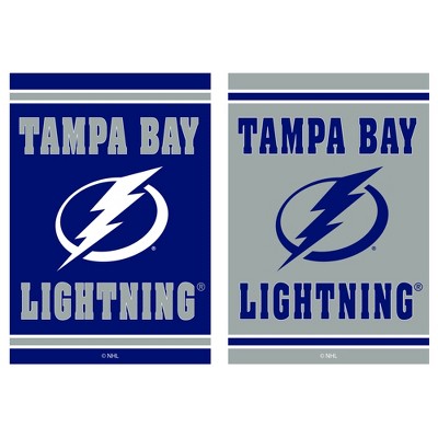 Embossed Suede, Tampa Bay Lightning Double Sided Indoor Outdoor Decor 18" x 12.5"