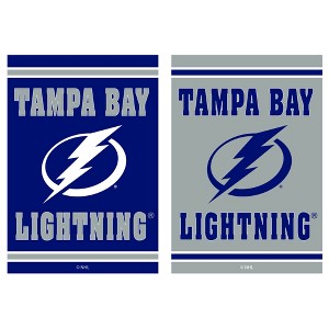 Embossed Suede, Tampa Bay Lightning Double Sided Indoor Outdoor Decor 18" x 12.5" - 1 of 1