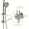 PAGED Multi Function Dual Shower Head Modern Shower System with 8-Function Hand Shower for Bathroom, Restroom - 2 of 4