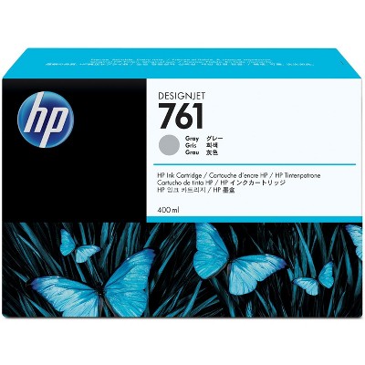 HP Inc. 761 400-ml Gray DesignJet Ink Cartridge, CM995A