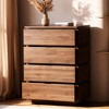 Gaoyangjiaju 21.65 Inch Wooden 4 - Drawer Dresser for Bedroom Storage - 3 of 4