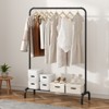 VEVOR Clothes Rack, Heavy Duty Clothing Garment Rack with Hanging Rod and Bottom Storage Area, Clothing Rack for Bedroom Guest Room - 2 of 4