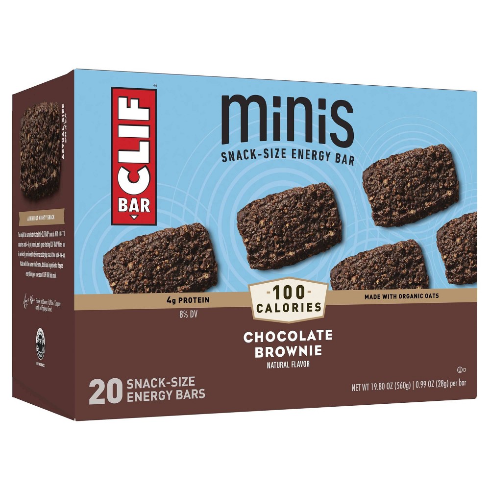 CLIF Bar Chocolate Brownie Energy Bar Minis - 19.8oz/20ct