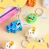 Joyfy 12 Pcs Animals Fidget Clicker Toys Sensory Fidget Toys Keychain for Relief Stress Anxiety  Hyperactivity Birthday Gifts Goodie Bags Stuffers - 3 of 4