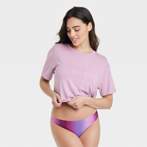Women's Laser Cut Hipster Underwear - Auden™ Rose Pink Xs : Target