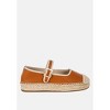 Ostac Genuine Leather Mary Jane Women Espradrilles - 4 of 4