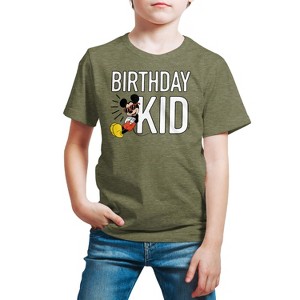 Boys' - Disney - Birthday Kid Short Sleeve Graphic T-Shirt - 1 of 4