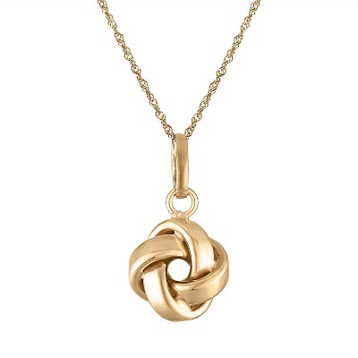 Giorgio Di Vicenza 14K Gold Italian Love Knot Necklace