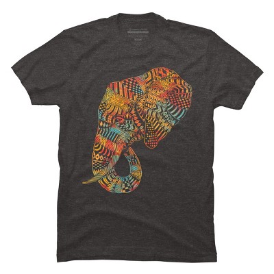 Men's Design By Humans Elephant (Majestic) By kase T-Shirt