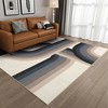 COZONY Washable Runner Mat, Non-Slip Low Pile, Abstract Pattern Rug for Hallway, Kitchen, Laundry Room - 3 of 4