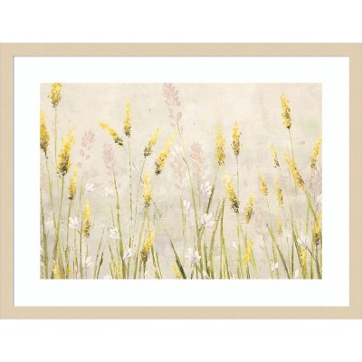 Amanti Art Actaea Simplex Flowers by Emma Coghlan Wood Framed Wall Art Print 25 in. x 19 in.