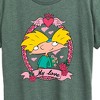 Women's - Hey Arnold! - Valentine's My Love Short Sleeve Graphic T-Shirt - 2 of 4