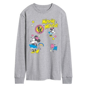 Men's - Disney - Minnie Mouse Long Sleeve Graphic T-Shirt - 1 of 3