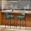 DYHOME Bar Stools Set of 4, 24 Inches Counter Height Kitchen Bar Stools with Back, Modern Metal Tall Bar Stools for Kitchen Island - 4 of 4