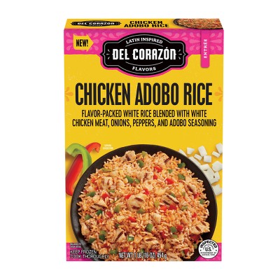 Del Corazon Frozen Chicken Adobo Rice - 16oz