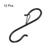 Unique Bargains Metal Anti-rust Coating Safety Buckle S-shaped Hooks and Hangers 12 Pcs - 3 of 4