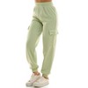 Derek Heart Woman's High Rise Fleece Jogger Pants - 2 of 4