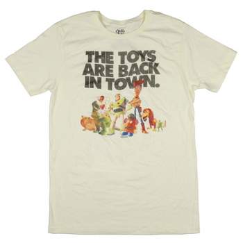 Disney Toys Story Men's The Toys Are Back In Town Distressed T-Shirt
