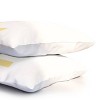 Deny Designs Standard April Lane Art Block Yellow Monogram L Microfiber Printed Pillow Sham - 3 of 3