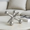 Sagebrook Home Metal Jacks Abstract Sculpture for Room, Bedroom or Office Decor, Aluminum - 3 of 4