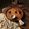SEVOBAL Serving Platters Handmade Board for Cheese Charcuterie Presentations Entertaining Guests, Gifting to Cheese Lovers, Brown, 15"*10"*2" - 2 of 4
