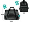 PetAmi Airline Approved Pet Carrier for Cat Dog, Soft Sided Travel Supplies Accessories, Ventilated Carrying Bag Kitten Puppy - 3 of 4