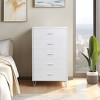 NicBex Retro 5-Drawer Dresser,Single Dressers with Metal Handles,Chest of Drawefor Bedroom,Living Room,Hallway,Bedroom Furniture - 3 of 4