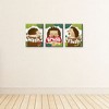 Big Dot of Happiness Forest Hedgehogs - Woodland Kids Bathroom Rules Wall Art - 7.5 x 10 inches - Set of 3 Signs - Wash, Brush, Flush - 3 of 4