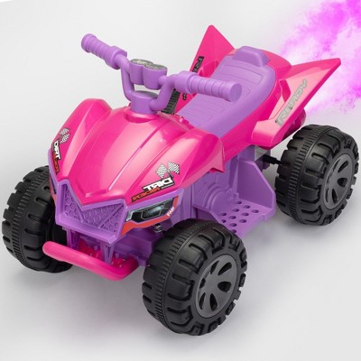 Sandinrayli 6 V Kids Ride On ATV 4 Wheeler Electric Car with Bluetooth and Music